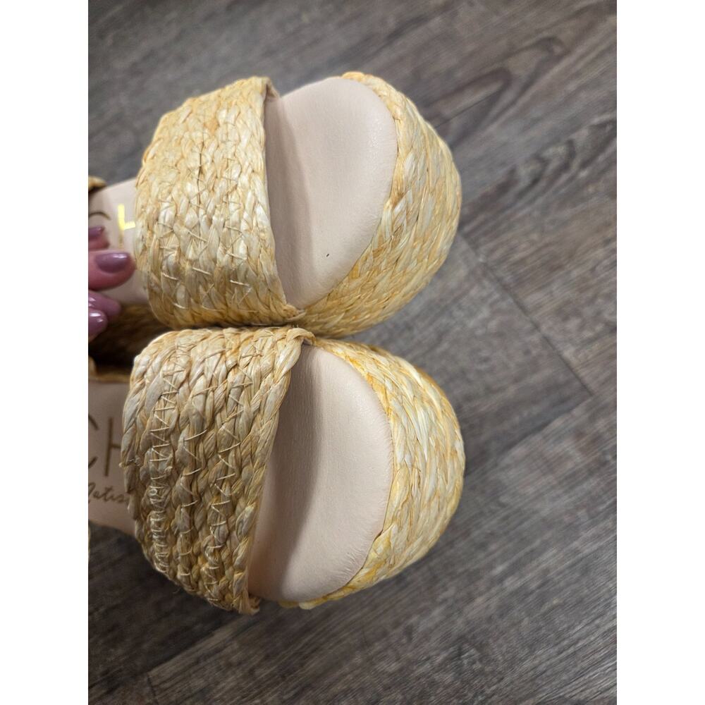 BEACH by Matisse Ocean Ave Platform Block Heels Espadrille Shoes Brown Casual 7M - Picture 8 of 8